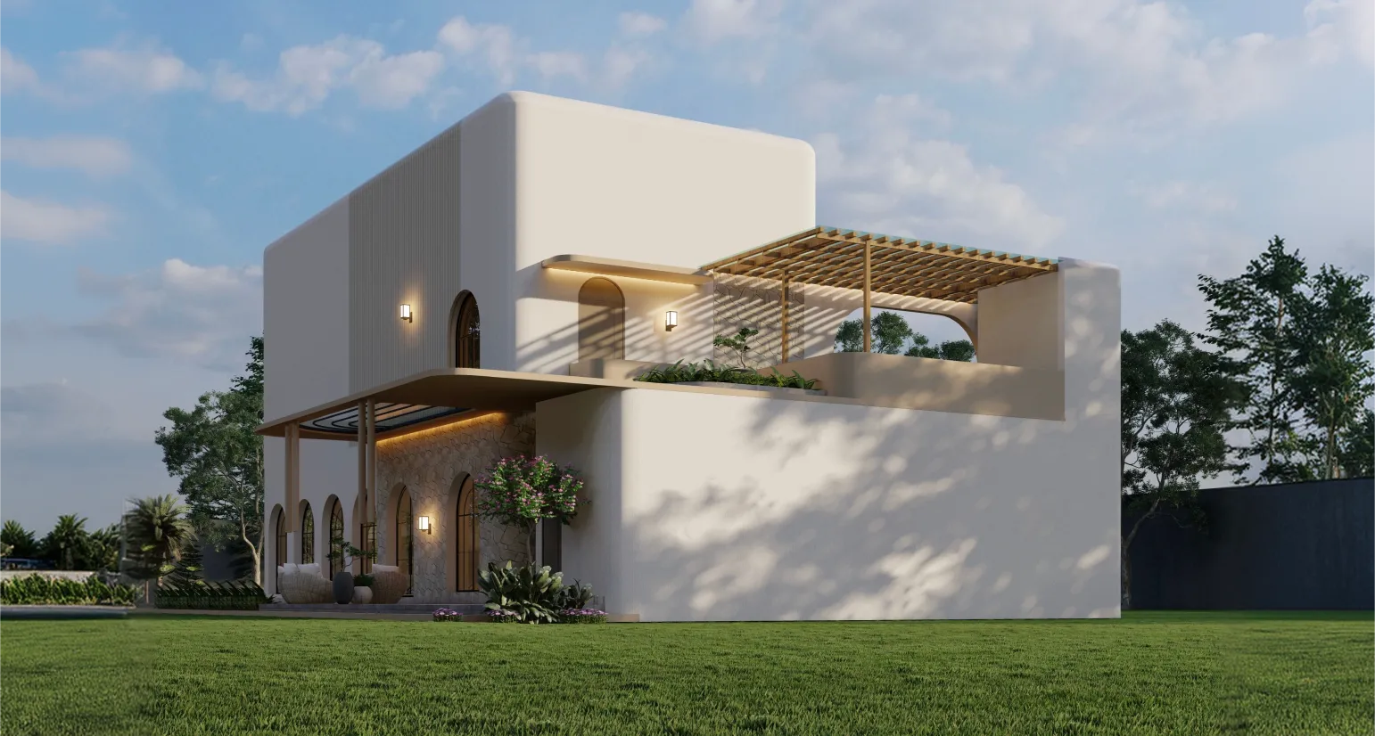 600 Mcube ground-level poolside social lounge