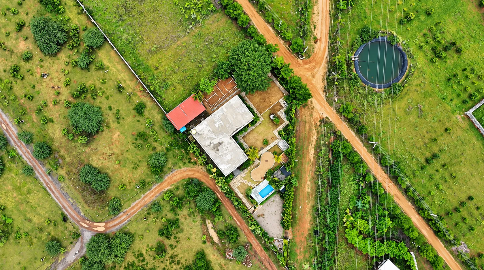 Large open green spaces