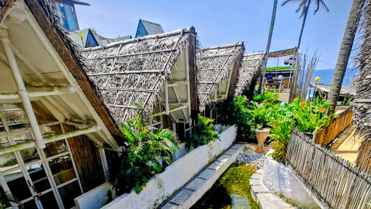 Beach Club tropical hospitality setting